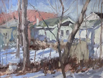 Painting Oil_Afternoon Snowmelt_14x11